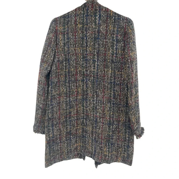 J. McLaughlin Walden Tweed Long Coat Blazer Size XS - Picture 7 of 11